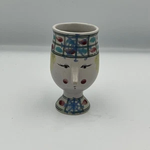 Whimsical Face Mug Figural Art Pottery Ceramic Decorative Mug - Picture 1 of 9