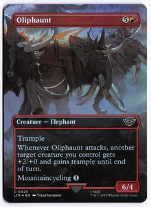 Oliphaunt (Borderless) C Universes Beyond: The Lord of the Rings: Foil NM - Picture 1 of 2