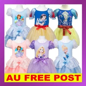 Disney Princess Cinderella Frozen Sofia Alice Snow White Rapunzel Girls Costume - Picture 1 of 10