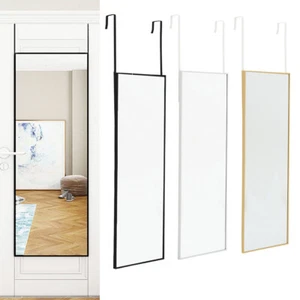 Long Mirror Full Length Metal Framed Dressing Mirrors Wall Mounted Bedroom Decor - Picture 1 of 16