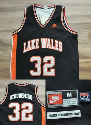 Camiseta deportiva reversible Amar'e Stoudemire #32 #12 EE. UU. High School Gales Suns M Foto 1 de 4