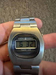 Vintage Generfal Electric GE LCD watch Digital New Battery RARE - Picture 1 of 10