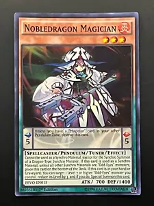 Nobledragon Magician Super Rare PEVO-EN015 1st Edition Yugioh Card - Picture 1 of 2