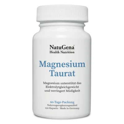 NatuGena Magnesium Taurat | 120 Kapseln