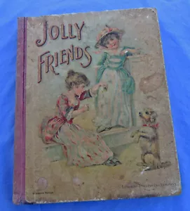 Jolly Friends in Verse and Story: illus. children's book 1900, Sunbeam Series - Picture 1 of 8