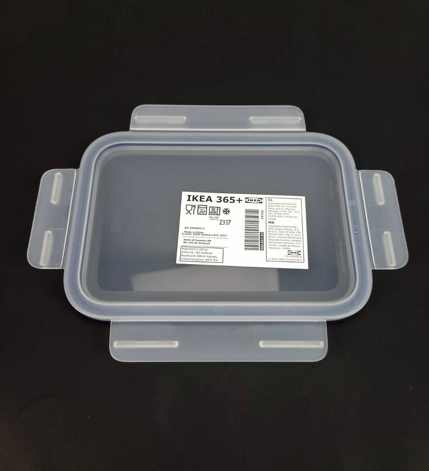 (2 Set) Ikea 365 Lid Rectangular/Plastic 503.617.92