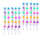 40 Pcs Animal Bite Earrings Non-Sharpening Pencil Snowman Mechanical