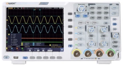 OWON XDS3104E 100MHz 4CH 8 bits Touch Low Noise Digital Oscilloscope/I2C,SPI,RS2 - Image 1 of 4