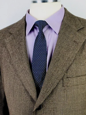 Chaqueta Blazer 40L Neiman Marcus EE. UU. Para Hombres Años 60/70 De Colección 3 Botones Pata de Gallo Foto 1 de 4