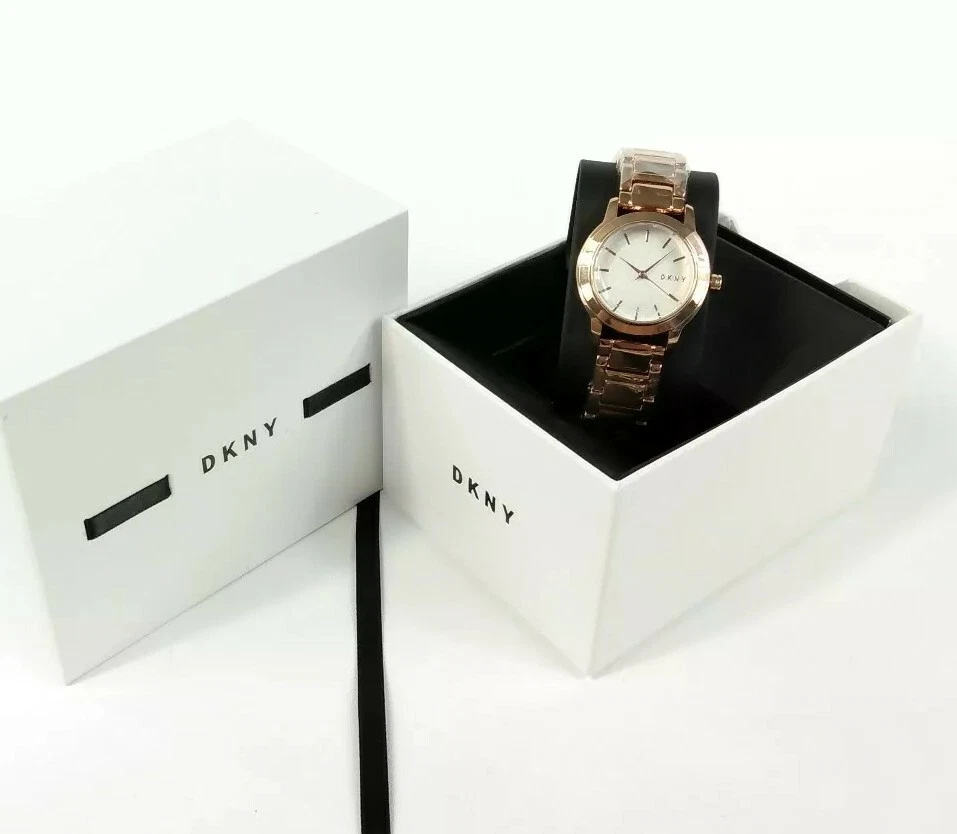Women's Rose Gold DKNY Tompkins Stainless Steel Watch NY2210