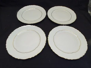 Haviland Limoges France Sheraton Set of 4 Dinner Plates 10 1/2" -Modern - Picture 1 of 6