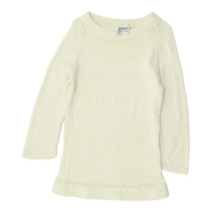 Gianfranco Ferre Studio Womens White Knit Jumper | Vintage Designer Sweater VTG - Imagen 1 de 3