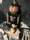 Joe Spencer Gathered Traditions Halloween Damaged Collette Doll