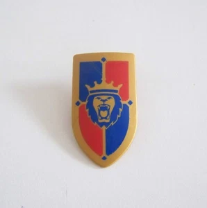 PLAYMOBIL (L6135) MOYEN-AGE - Bouclier Doré Rouge Bleu Chevalier Lion 6000 6006 - Imagen 1 de 1