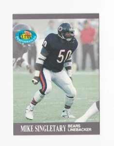 1991 Ultra Performance #6 Mike Singletary Chicago Bears Baylor Bears - Foto 1 di 2