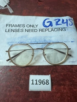 SALT. Optics Dibergi RG Antique Gold/ Rose Gold Eyeglass / Sunglass Frames MINT - Image 1 of 4