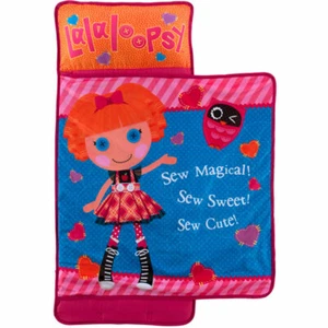 Lalaloopsy Doll Kids Travel Nap Mat Sleeping Bag w/ Removable Pillow Blanket NEW - Picture 1 of 4