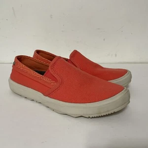 Merrell Women’s Canvas Slip On Shoes Size 5 Hot Coral Casual - GUC - Picture 1 of 9