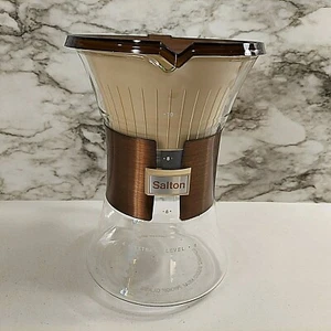 Salton Filtercup Coffee Extractor Stovetop Pour Over Fine Grind 10 Cup VTG EUC - Picture 1 of 8