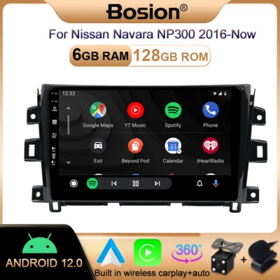 Android 14 Car Stereo GPS Radio For Nissan Navara NP300 2016-Now 6+128GB IPS DSP - Image 1 of 4