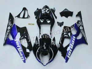 Fit for 2003 2004 GSXR1000 Black Blue JORDAN ABS Injection Bodywork Fairing Kit - Picture 1 of 6