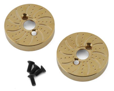 Yeah Racing Element RC Enduro Brass Rear Axle Weights (Gold) (2) (54g) - Image 1 of 2