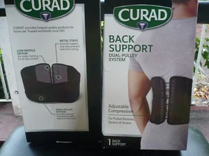 Back Support Dual Pulley System 2X-Large Adjustable Compression 1 Curad - Picture 1 of 4
