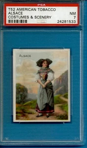 1912 T52 Turkish Trophies "Costumes & Scenery" # Alsace Psa 7 (Pop 1 Highest) - Picture 1 of 2