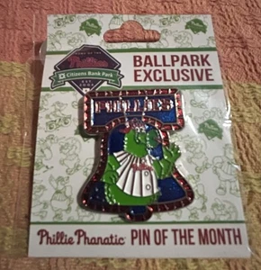 Philadelphia Phillies Stained Glass Liberty Bell PHANATIC Pin CBP Exclusive Aug - Picture 1 of 1