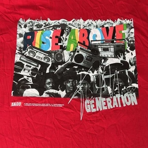 T-shirt Akoo Graphic rossa taglia XL nuova con etichetta - Foto 1 di 5