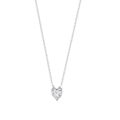 Collana Donna Lotus Silver LP3833-1/1 In Argento Con Zircone A Cuore - Immagine 1 di 2