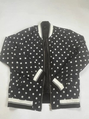 Chaqueta de lunares con cremallera Forever 21 talla S Foto 1 de 4