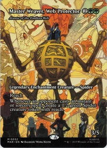 Master Weaver, Web Protector - Arasta of the Endless Web (Borderless) M Marvel U - Picture 1 of 2