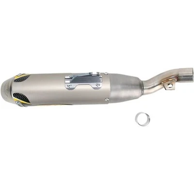 FMF Racing - 041287 - Q4 Spark Arrestor Slip-On, Stainless Midpipe Foto 1 de 4