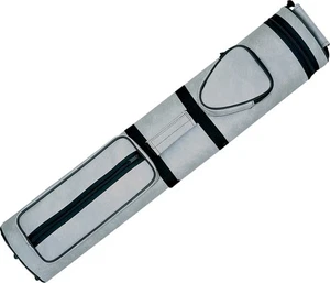 Action Brand AC35 3x5 Oval Hard Vinyl Pool/Billiard Cue Case - Light Gray - Picture 1 of 1