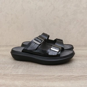 Kybun Glarus Women's Black Sandals Slippers EUR 41 ⅔, US10.5, UK7.5, MSRP $399 - Picture 1 of 13