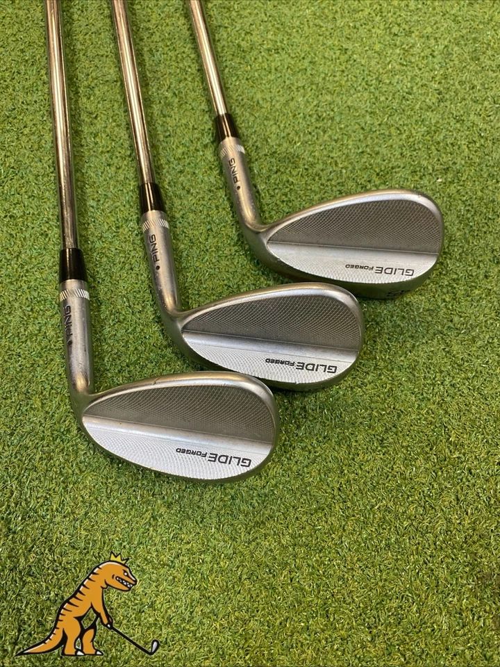 Used RH Ping Glide Forged Wedge Set 52*, 56*, 60* NS Pro Modus Steel - Image 1 of 4