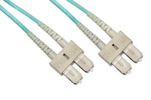 CAVO FIBRA OTTICA SC A SC MULTIMODE DUPLEX OM3 50/125 MT.30 - Foto 1 di 2