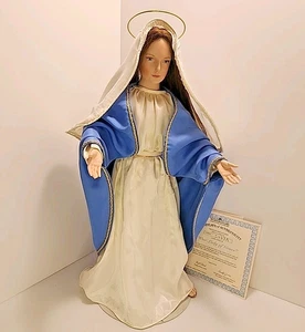 The Ashton Drake Galleries "Our Lady of Grace" Porcelain 18" Doll - Picture 1 of 9