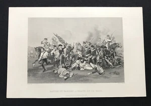 steel engraving Battle of Camden Death of De Kalb Baron Johann South Carolina #4 - Picture 1 of 4