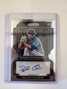 2022 Panini Prizm Dylan Coleman ROOKIE Autograph Auto RC #RA-DC Royals -MINT- - Picture 1 of 2