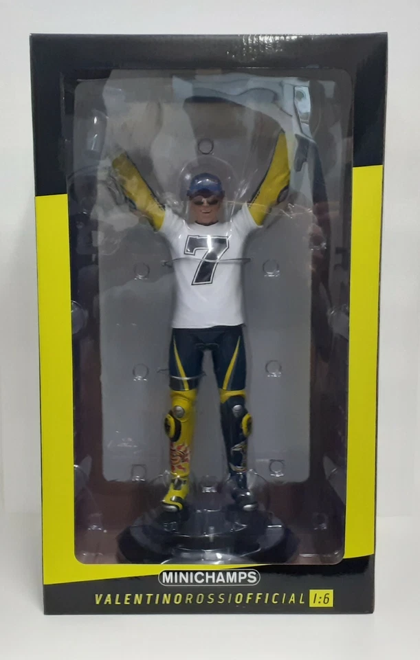 MODELLINO ACTION FIGURE SCALA 1:6 MINICHAMPS VALENTINO ROSSI SEPANG 2005 MOTO GP - Immagine 1 di 4