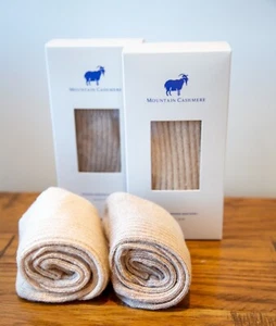 1x Women’s Cashmere Mix Socks In Beige With Gift Box. Cashmere Luxury Socks - Picture 1 of 10