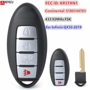 Llavero remoto inteligente para Infiniti QX50 2019 2020S180144701 285E3-5NA3A 433,92 MHz - Imagen 1 de 4