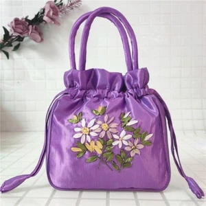 Hecho a mano Bolso de mano bordado antiguo estilo étnico bolso de compras Hanfu - Imagen 1 de 36