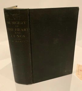 Benjamin Ricketts SIGNED Surgery of the Heart and Lungs  1904 1st Ed - Picture 1 of 9