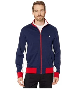 Polo Ralph Lauren Long Sleeve Interlock Track Packaged (French Navy) Men's Cloth - Picture 1 of 1