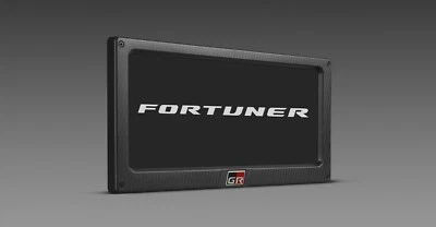 Front/Rear License Plate Frames GR Series For Toyota Fortuner Hilux Cross Veloz - Image 1 of 4