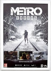 Metro: Exodus RARO PS4 XBOX ONE 42 cm x 59 cm poster promozionale - Foto 1 di 1