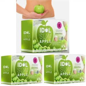 3x Slim Idol Manzana Control de Peso Bloque Quema Grasa Dieta Cuerpo Adelgazante Bebida Fruta - Imagen 1 de 6